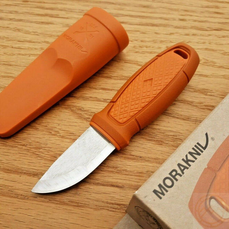 Mora Eldris Fixed Knife 2.5" Stainless Steel Blade Burnt Orange Polymer Handle 02327 -Mora - Survivor Hand Precision Knives & Outdoor Gear Store