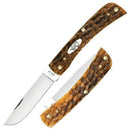 Case XX Sod Buster Folding Knife 2.88" Chrome Vanadium Blade Amber Bone Handle 30092 -Case Cutlery - Survivor Hand Precision Knives & Outdoor Gear Store