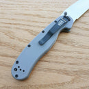 Ontario RAT I Linerlock Folding Knife 3.5" AUS8 Steel Blade Gray Nylon Handle 8848GY -Ontario - Survivor Hand Precision Knives & Outdoor Gear Store