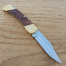 Schrade Uncle Henry Bear Paw Knife Stainless Blade & Wood Handles/Brass 5" Closed LB7 -Schrade - Survivor Hand Precision Knives & Outdoor Gear Store