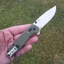 SOG Terminus XR Folding Knife 3" D2 Tool Steel Blade Green Textured G10 Handle TM1022BX -SOG - Survivor Hand Precision Knives & Outdoor Gear Store