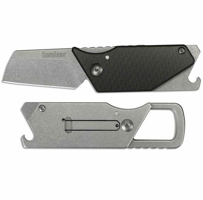 Kershaw Pub Pocket Knife 1.75" 8Cr13MoV Steel Blade Black Carbon Fiber Handle 4036CF -Kershaw - Survivor Hand Precision Knives & Outdoor Gear Store