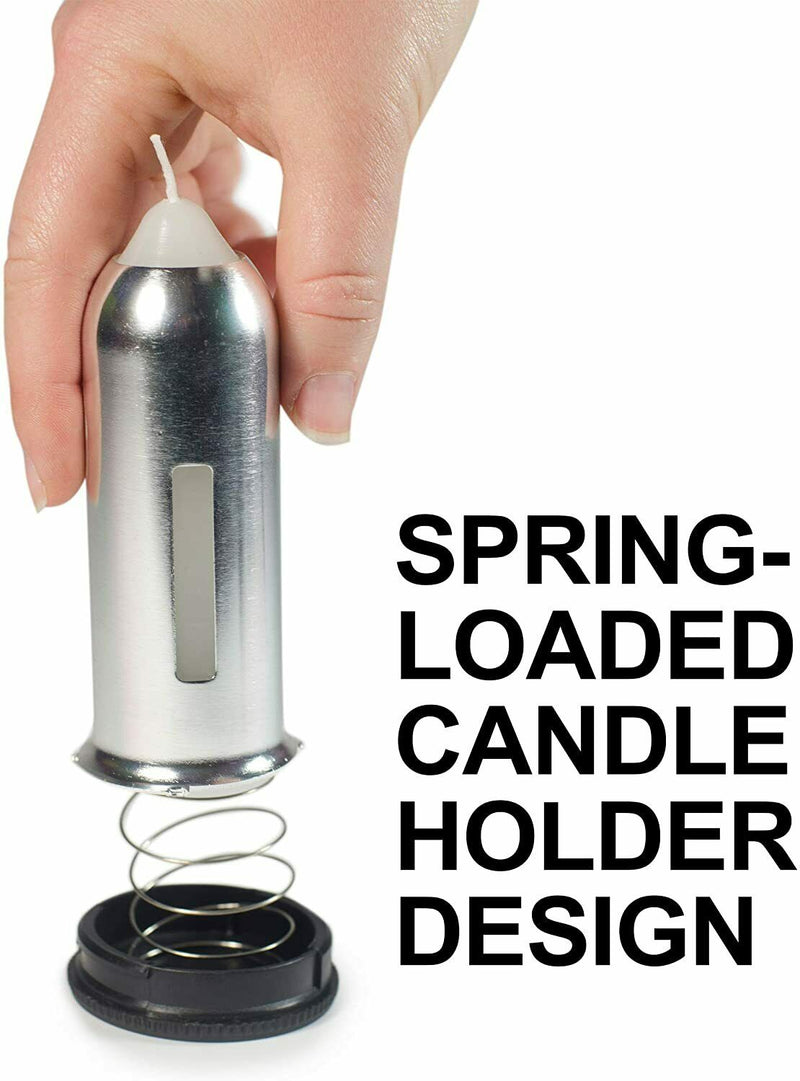 UCO Candlelier 3 Candle Lantern Polished Aluminum Construction Stainless Handle 20030 -UCO - Survivor Hand Precision Knives & Outdoor Gear Store