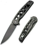 Civivi Perf Frame Folding Knife 3.13" Nitro V Steel Blade Stainless Steel Handle 20006B -Civivi - Survivor Hand Precision Knives & Outdoor Gear Store