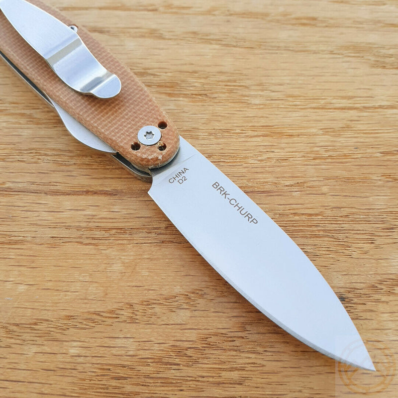 BRK Designed by ESEE Churp Folding Knife 2.63 D2 Tool Steel Blade Micarta Handle C2 -BRK Designed by ESEE - Survivor Hand Precision Knives & Outdoor Gear Store