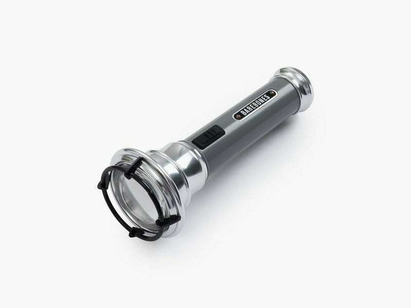 Barebones Living Vintage Flashlight Rechargeable Aluminum / Steel Construction RE291 -Barebones Living - Survivor Hand Precision Knives & Outdoor Gear Store