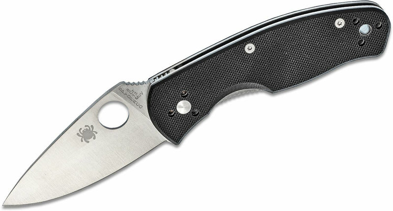 Spyderco Persistence Knife 3" Modified Skinning Style Blade Black G10 Handle C136GP -Spyderco - Survivor Hand Precision Knives & Outdoor Gear Store