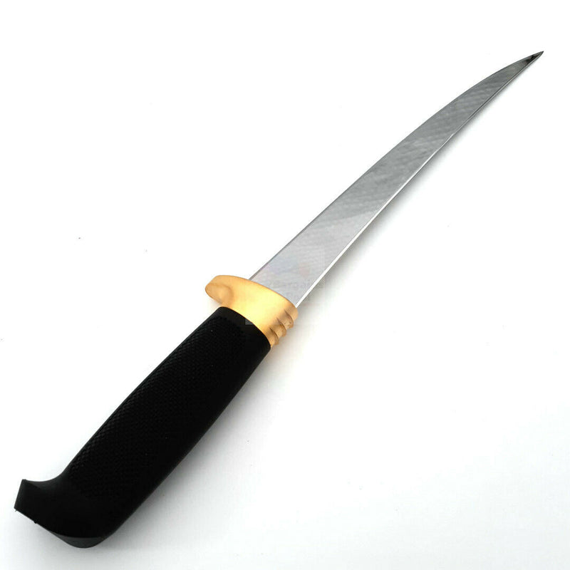 Marttiini Condor Golden Fixed Knife 9" Stainless Steel Blade Black Rubber Handle 846014 -Marttiini - Survivor Hand Precision Knives & Outdoor Gear Store