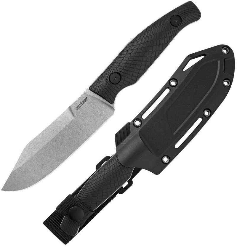 Kershaw Camp Fixed Knife 5" D2 Tool Steel Blade Black Glass Filled Nylon Handle 1083 -Kershaw - Survivor Hand Precision Knives & Outdoor Gear Store