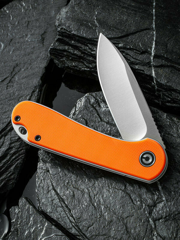 Civivi Elementum Linerlock Folding Knife 3" D2 Tool Steel Blade Orange G10 Handle C907R -Civivi - Survivor Hand Precision Knives & Outdoor Gear Store