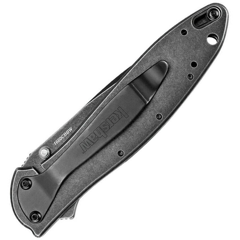 Kershaw Leek A/O Folding Knife 3" 14C28N/CPMD2 Steel Blade Stainless Handle 1660CBBW -Kershaw - Survivor Hand Precision Knives & Outdoor Gear Store