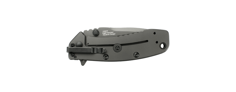 Kershaw Cryo II Folding Knife 3.38" 8Cr13MoV Steel Blade Gray Stainless Handle 1556TI -Kershaw - Survivor Hand Precision Knives & Outdoor Gear Store