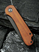 Civivi Elementum Linerlock Folding Knife 2.96" D2 Tool Steel Blade Cuibourtia Wood Handle C907U -Civivi - Survivor Hand Precision Knives & Outdoor Gear Store