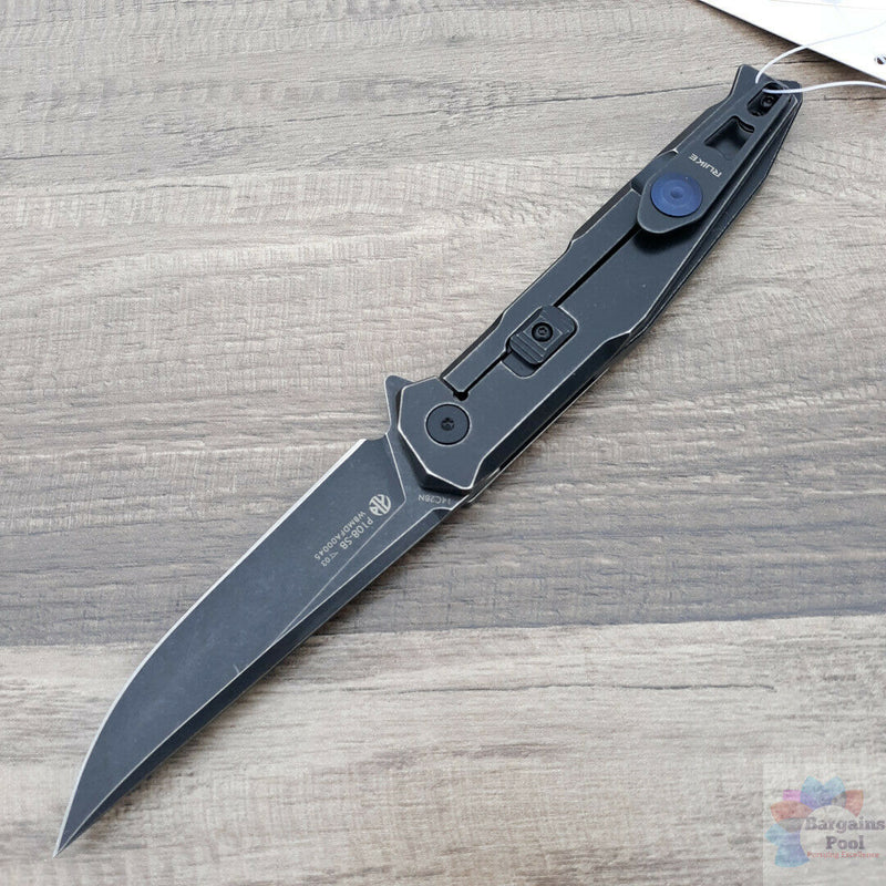 RUIKE P108 Beta Plus Folding Knife 3.5" Sandvik 14C28N Steel Blade 3Cr13 Steel Handle P108SB -RUIKE - Survivor Hand Precision Knives & Outdoor Gear Store