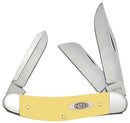 Case XX Sowbelly Pocket Knife Chrome Vanadium Carbon Steel Blades Yellow Synthetic Handle 30118 -Case Cutlery - Survivor Hand Precision Knives & Outdoor Gear Store
