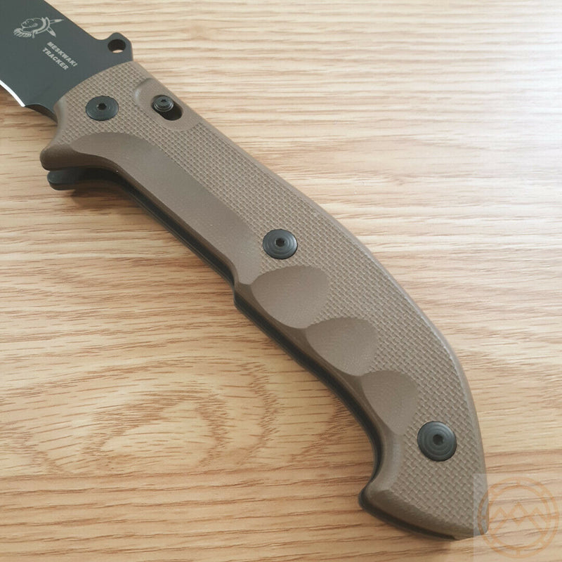 Fox Tracker Meskwaki Folding Knife 5.25"Bohler N690 Steel Blade Dark Earth G10 Handle 501 -Fox - Survivor Hand Precision Knives & Outdoor Gear Store