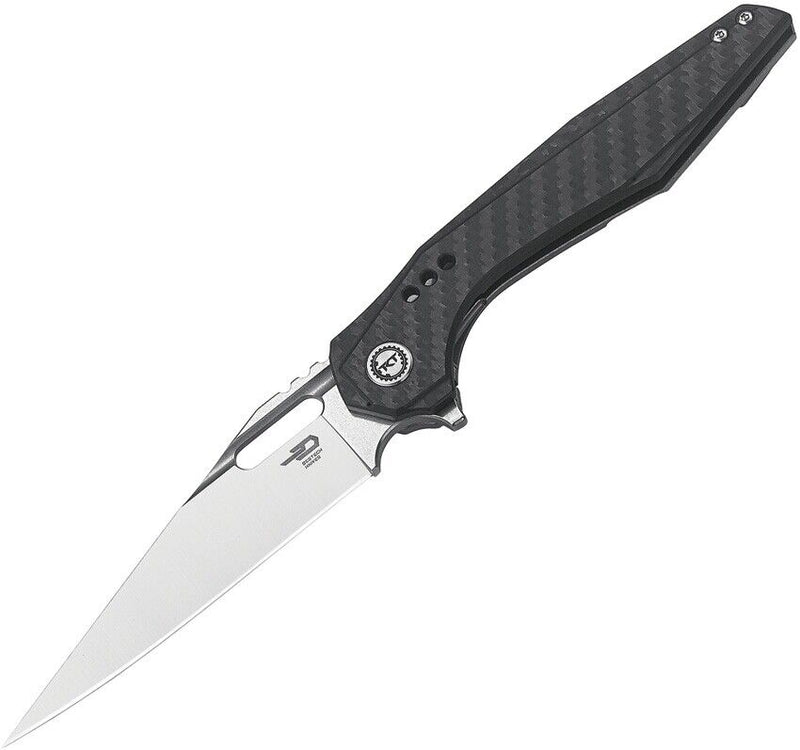 Bestech Knives Malware Folding Knife 3.88" S35VN Steel Blade Black Titanium/Carbon Fiber Handle 1902C -Bestech Knives - Survivor Hand Precision Knives & Outdoor Gear Store