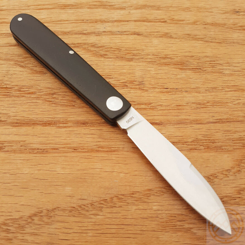 Boker Prime Barlow Folding Knife 2.75" Bohler N690 Steel Blade Black Burlap Micarta Handle 116942 -Boker - Survivor Hand Precision Knives & Outdoor Gear Store