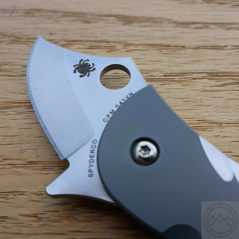 Spyderco Pochi Reeve Folding Knife 1.56" CPM-S45VN Steel Blade Titanium Handle 256TIP -Spyderco - Survivor Hand Precision Knives & Outdoor Gear Store