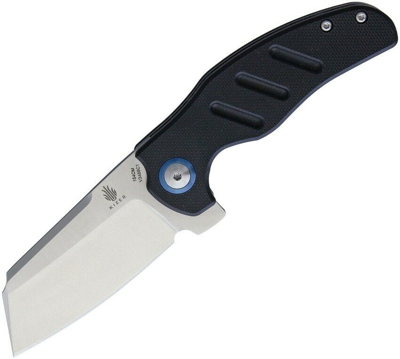 Kizer Cutlery Sheepdog Folding Knife 2.63" 154CM Steel Blade Black G10 Handle 3488C1 -kizer Cutlery - Survivor Hand Precision Knives & Outdoor Gear Store