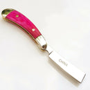 Rough Ryder Mini Tiny Razor Pocket Knife Stainless Smooth Pink Bone 1 7/8 Closed 1361 -Rough Ryder - Survivor Hand Precision Knives & Outdoor Gear Store