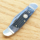 Frost Cutlery Folding Hunter Jig Pocket Knife Stainless Steel Blades Bone Handle 14232BJB -Frost Cutlery - Survivor Hand Precision Knives & Outdoor Gear Store