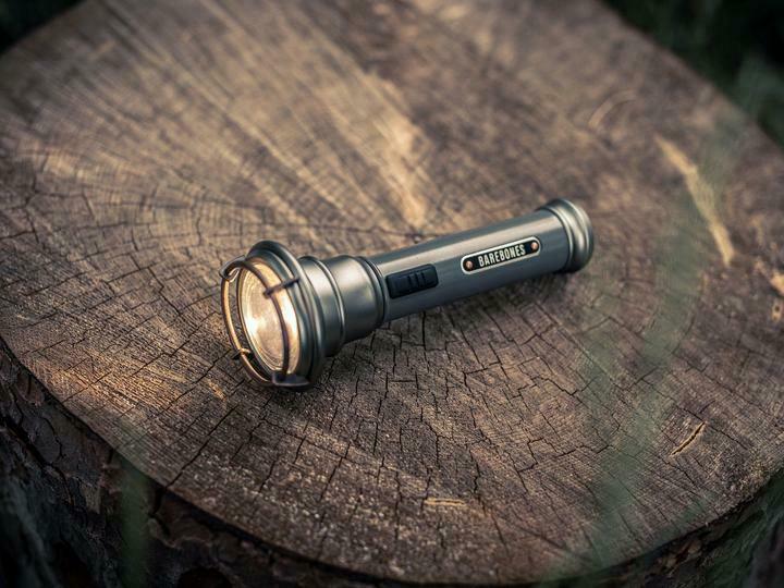 Barebones Living Flashlight Rechargeable 3-Watt Aluminum and Steel Water-Resistant E257 -Barebones Living - Survivor Hand Precision Knives & Outdoor Gear Store