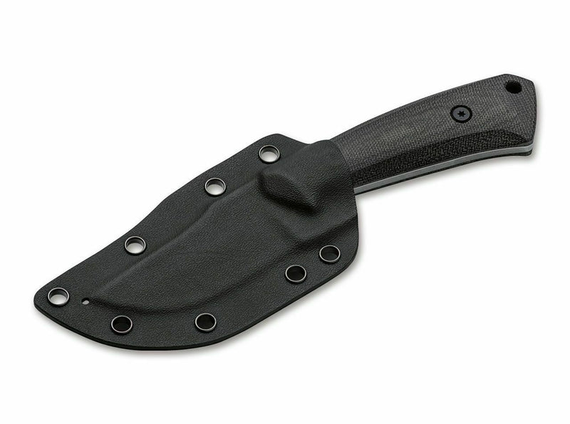 Boker Plus Spark Fixed Knife 3.25" 440C Steel Full Tang Blade Black Micarta Handle 02BO010 -Boker Plus - Survivor Hand Precision Knives & Outdoor Gear Store
