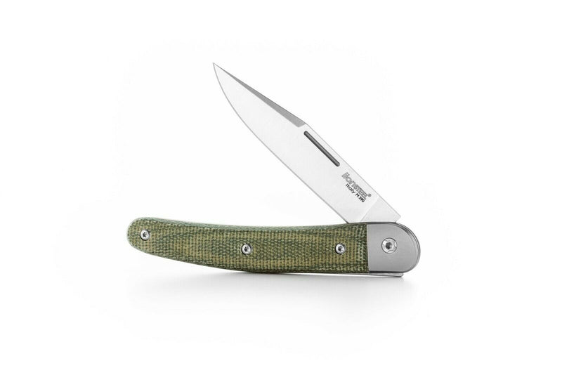 LionSTEEL Jack Folder Folding Knife Bohler M390 Steel Blade Green Micarta Handle JK1CVG -LionSTEEL - Survivor Hand Precision Knives & Outdoor Gear Store