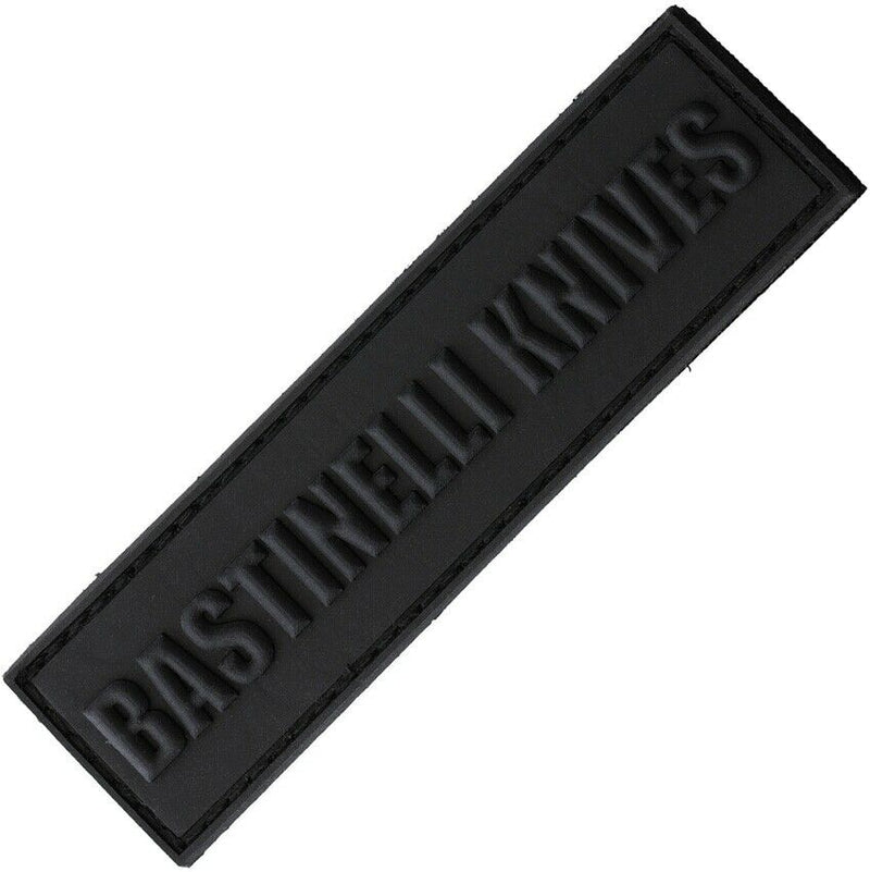 Bastinelli Creations Patch Bastinelli Knives Logo In Black 3.75" x 1" x 0.25" 205B -Bastinelli Creations - Survivor Hand Precision Knives & Outdoor Gear Store