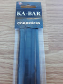 SET of 2 KABAR Chopsticks Food Safe Black Grilamid Synthetic Lat Grip n' Grooves 9919 -Ka-Bar - Survivor Hand Precision Knives & Outdoor Gear Store