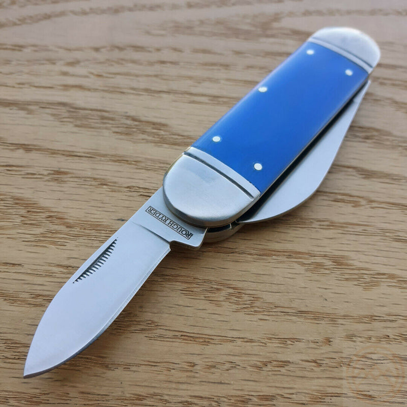 Rough Ryder Sunfish Pocket Knife Satin Finish Stainless Blade Blue G10 Handle 2173 -Rough Ryder - Survivor Hand Precision Knives & Outdoor Gear Store