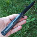 Smith & Wesson M&P Folding Glade Knife Stainless Dagger Blade Gray-Black 1085898 -Smith & Wesson - Survivor Hand Precision Knives & Outdoor Gear Store