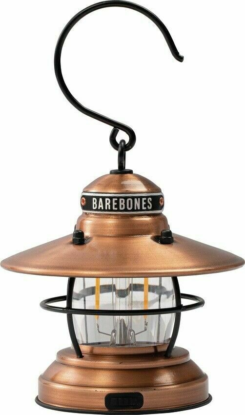 Barebones Living Edison Mini Lantern Powder-Coated Steel/Copper Construction RE275 -Barebones Living - Survivor Hand Precision Knives & Outdoor Gear Store