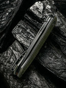 We Knife Co Smooth Sentinel Frame Folding Knife 3" CPM-20CV Steel Blade Titanium/Micarta Handle 200434 -We Knife Co - Survivor Hand Precision Knives & Outdoor Gear Store