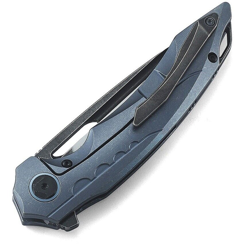 Bestech Knives Ornetta Folding Knife 3.63" Bohler M390 Steel Blade Blue Titanium Handle 1811C -Bestech Knives - Survivor Hand Precision Knives & Outdoor Gear Store