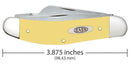 Case XX Sowbelly Pocket Knife Chrome Vanadium Carbon Steel Blades Yellow Synthetic Handle 30118 -Case Cutlery - Survivor Hand Precision Knives & Outdoor Gear Store