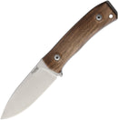 LionSTEEL M4 Fixed Knife 3.75" Satin Finish M390 Full Tang Blade Walnut Handle M4WN -LionSTEEL - Survivor Hand Precision Knives & Outdoor Gear Store