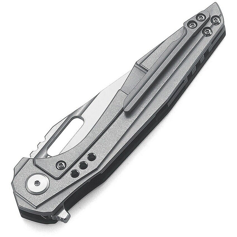 Bestech Knives Malware Folding Knife 3.88" S35VN Steel Blade Black Titanium/Carbon Fiber Handle 1902C -Bestech Knives - Survivor Hand Precision Knives & Outdoor Gear Store