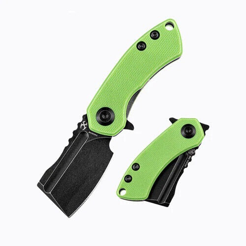 Kansept Knives Mini Korvid Folding Knife 1.5" 154CM Steel Blade Green G10 Handle 3030A8 -Kansept Knives - Survivor Hand Precision Knives & Outdoor Gear Store