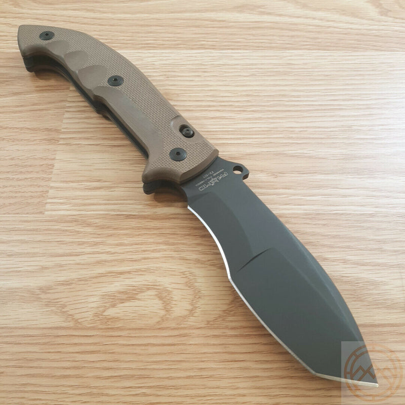 Fox Tracker Meskwaki Folding Knife 5.25"Bohler N690 Steel Blade Dark Earth G10 Handle 501 -Fox - Survivor Hand Precision Knives & Outdoor Gear Store