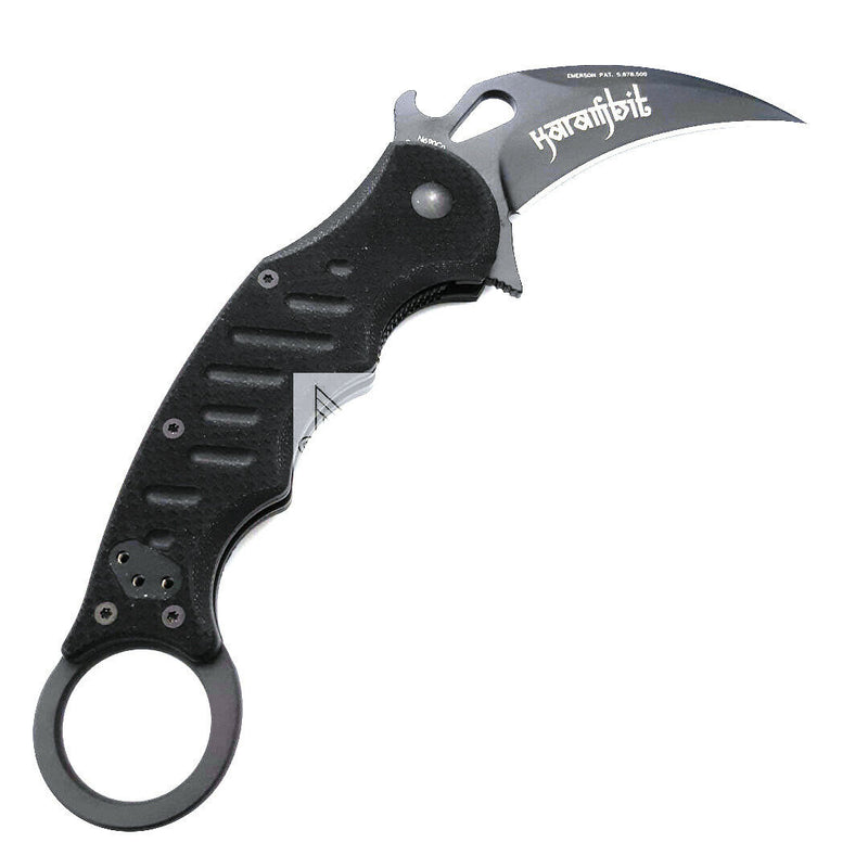 Fox Folding Karambit Pocket Knife N690Co Vanadium Steel 3.1" Blade Milled Black G10 Handle 479 -Fox - Survivor Hand Precision Knives & Outdoor Gear Store