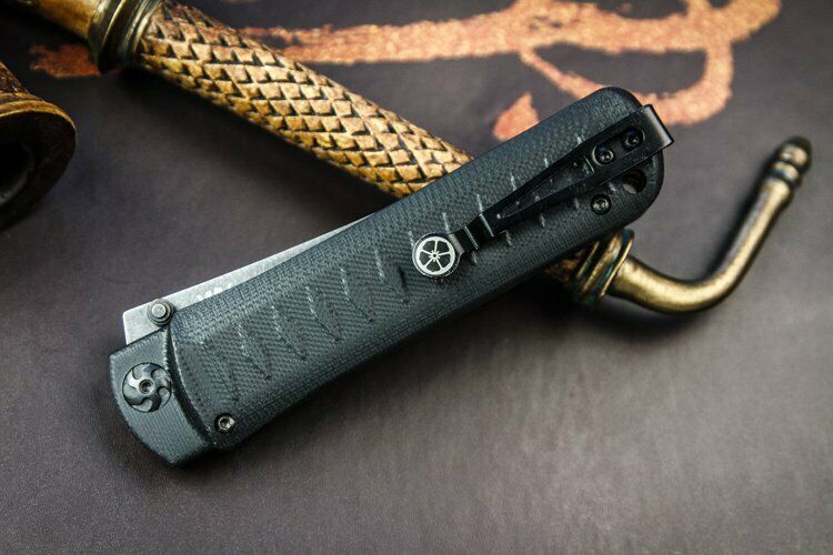 Kizlyar Whisper Linerlock Folding Knife 3.75" D2 Tool Steel Blade G10 Handle 0119 -Kizlyar - Survivor Hand Precision Knives & Outdoor Gear Store