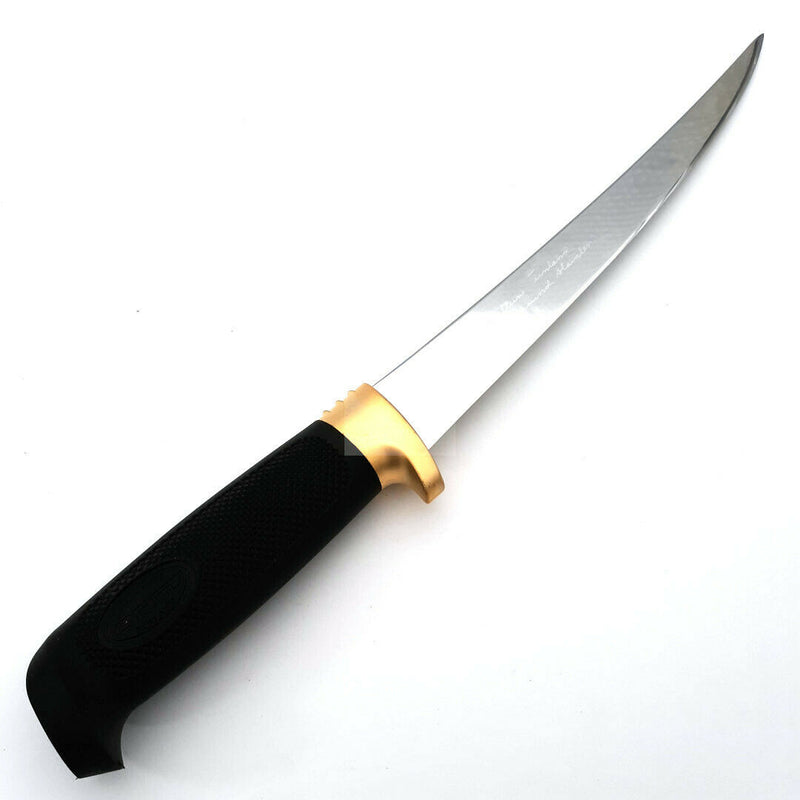 Marttiini Condor Golden Fixed Knife 9" Stainless Steel Blade Black Rubber Handle 846014 -Marttiini - Survivor Hand Precision Knives & Outdoor Gear Store