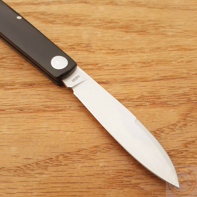 Boker Prime Barlow Folding Knife 2.75" Bohler N690 Steel Blade Black Burlap Micarta Handle 116942 -Boker - Survivor Hand Precision Knives & Outdoor Gear Store