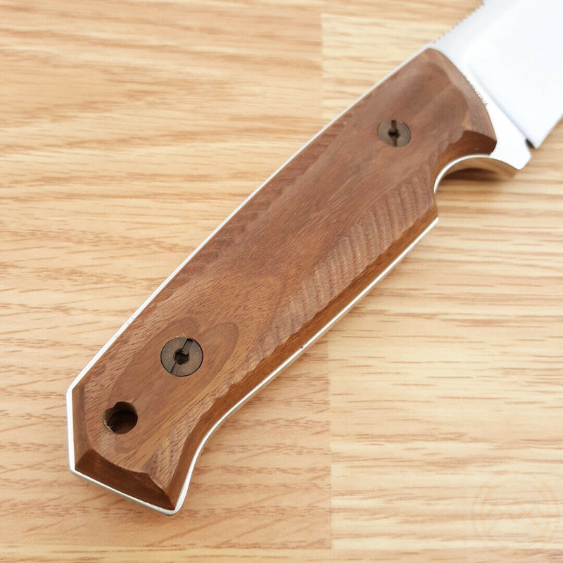 Boker Bison Fixed Knife Bohler N695 Steel Blade Guayacan Wood Handle 02BA404 -Boker - Survivor Hand Precision Knives & Outdoor Gear Store