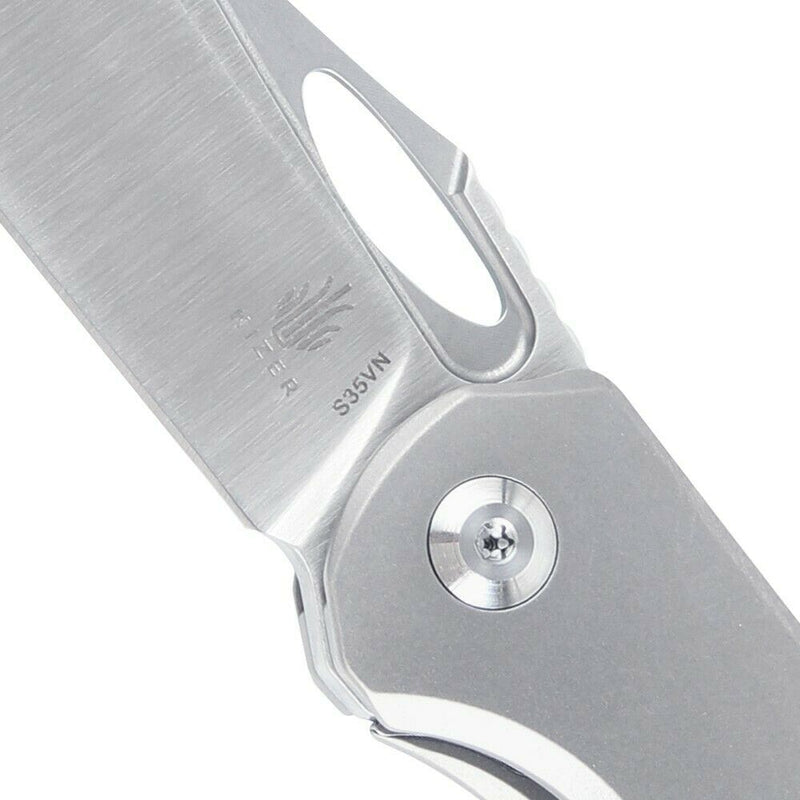 Kizer Cutlery Assassian Framelock Folding Knife 3.15" CPM S35VN Steel Blade Titanium Handle 3549A2 -Kizer Cutlery - Survivor Hand Precision Knives & Outdoor Gear Store