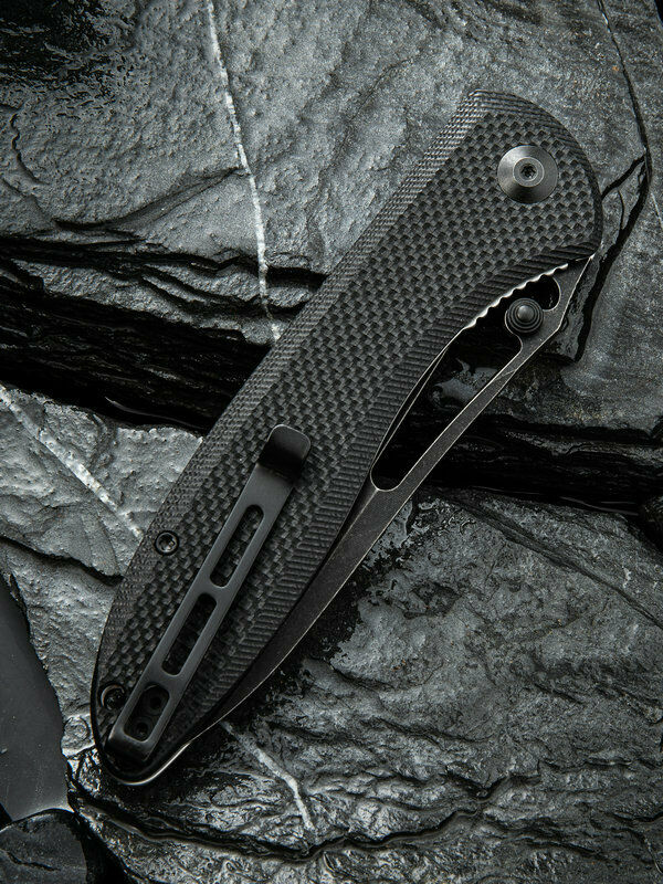 Civivi Picaro Linerlock Folding Knife 3.94" D2 Tool Steel Blade Black Coarse G10 Handle C916D -Civivi - Survivor Hand Precision Knives & Outdoor Gear Store