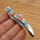 Rough Ryder Toothpick Folding Knife Stainless Steel Blade Stone/Southwest Handle 1748 -Rough Ryder - Survivor Hand Precision Knives & Outdoor Gear Store