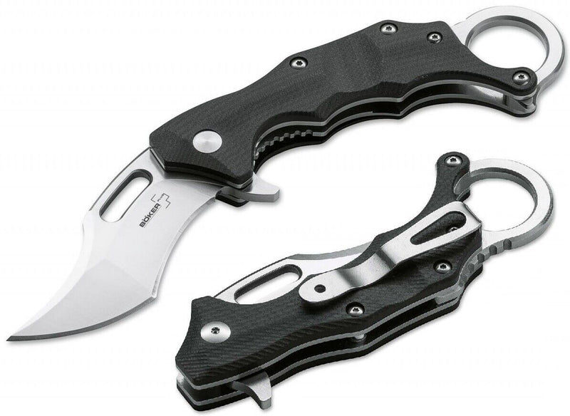 Boker Plus Wildcat Karambit Folding Knife 2.88" D2 Tool Steel Blade G10 Handle 01BO772 -Boker Plus - Survivor Hand Precision Knives & Outdoor Gear Store
